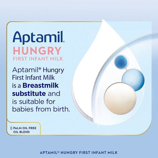 Aptamil Hungry First Baby Milk Formula Powder from Birth 800g - McGrocer