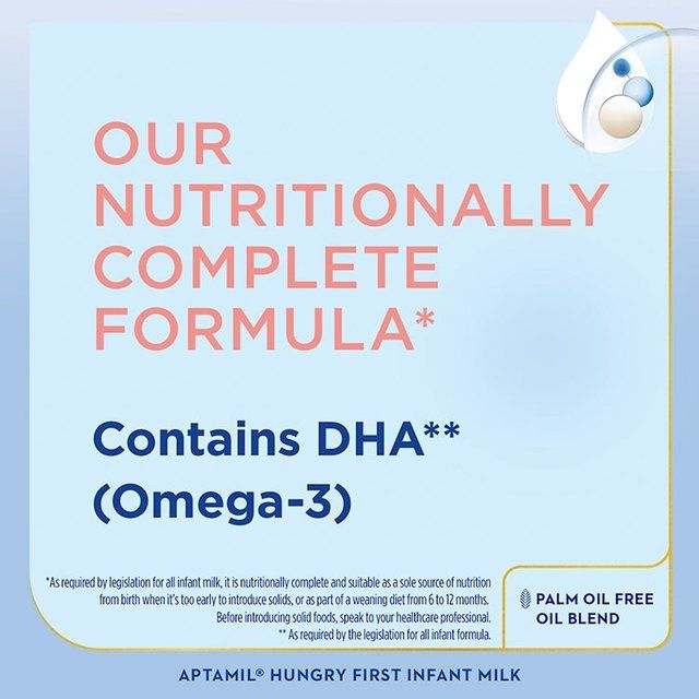 Aptamil Hungry First Baby Milk Formula Powder from Birth 800g - McGrocer