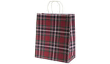 Argos Home Large Tartan Christmas Gift Bags - 4 Pack - McGrocer