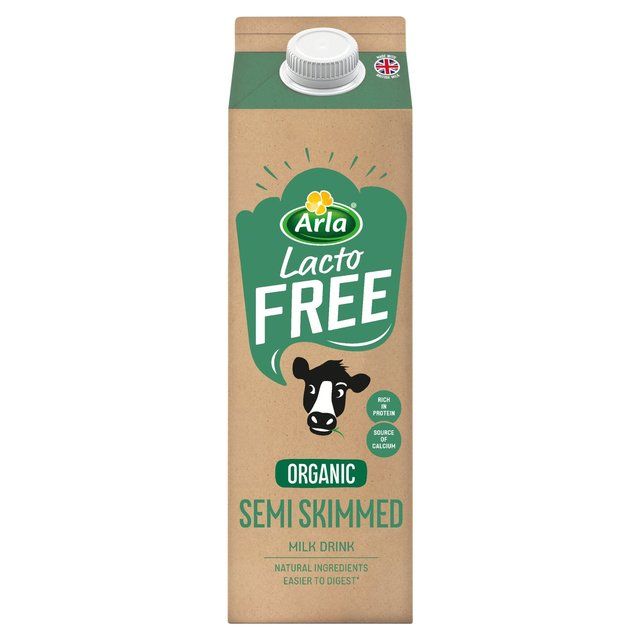Arla LactoFREE Organic Semi Skimmed Milk Drink 1L - McGrocer