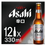 Asahi Super Dry Beer Lager Bottles 12 x 330ml - McGrocer
