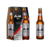Asahi Super Dry Beer Lager Bottles 4 x 330ml - McGrocer