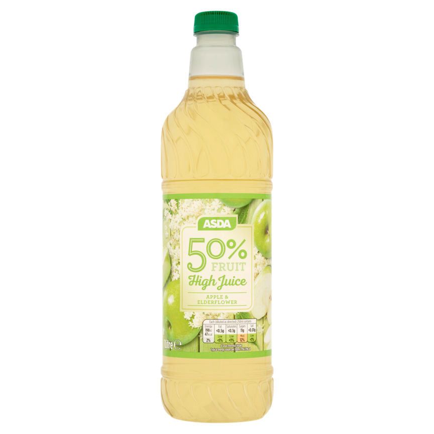 ASDA 50% Fruit High Juice Apple & Elderflower - McGrocer