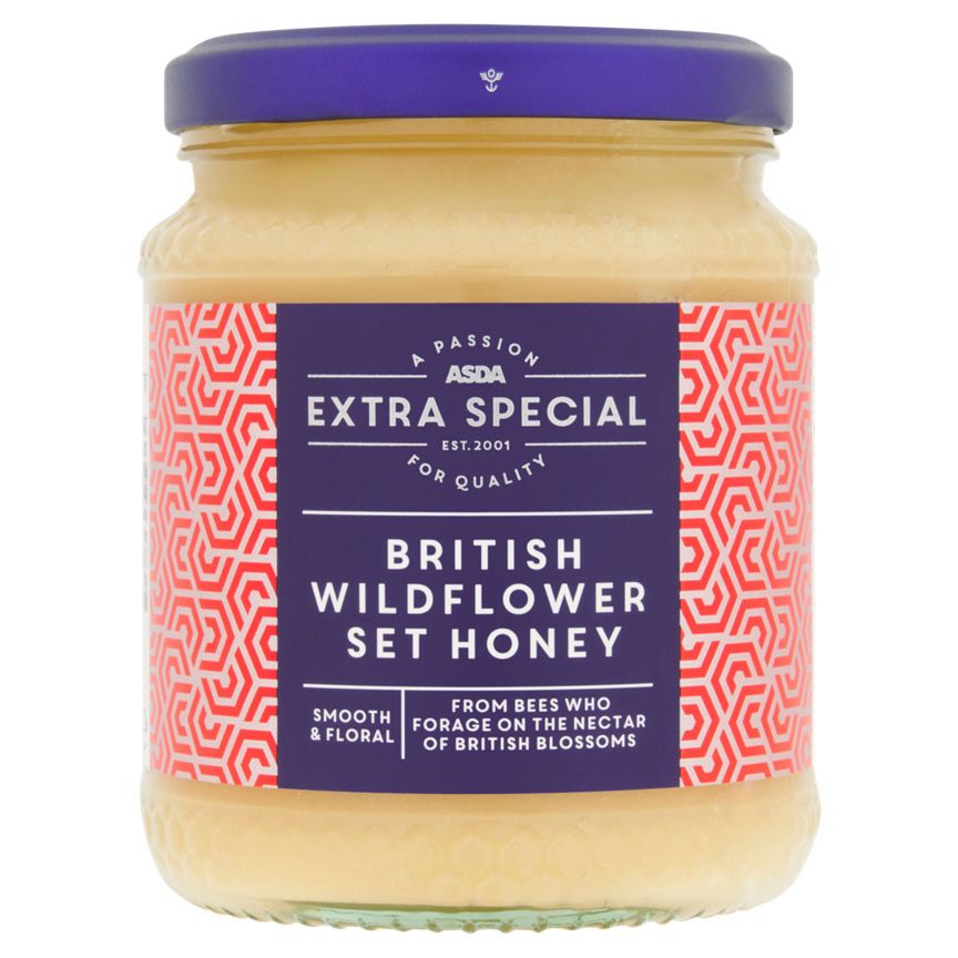 ASDA Extra Special British Wildflower Set Honey 340g - McGrocer