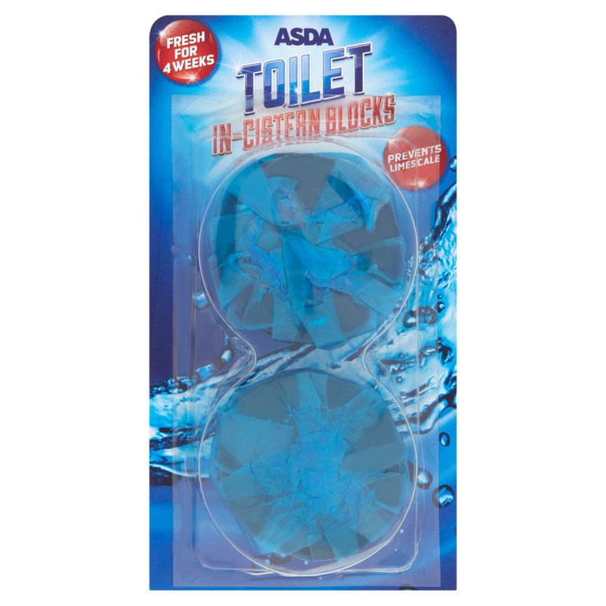 ASDA In-Cistern Toilet Blocks Blue - McGrocer