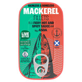ASDA Mackerel Fillets in a Fiery Hot and Spicy Sauce 125g - McGrocer