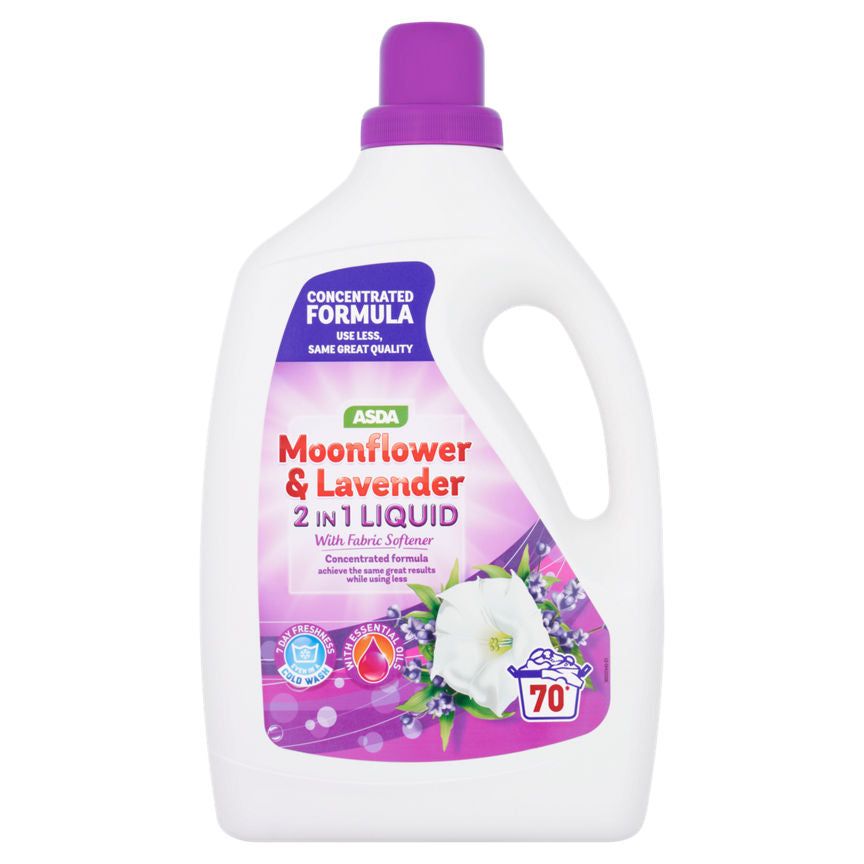 ASDA Moonflower & Lavender 2 in 1 Liquid 2.10 Litres - McGrocer
