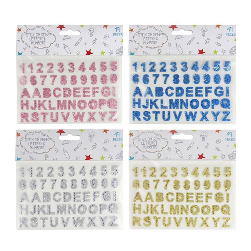 ASDA Number & Letter stickers - McGrocer