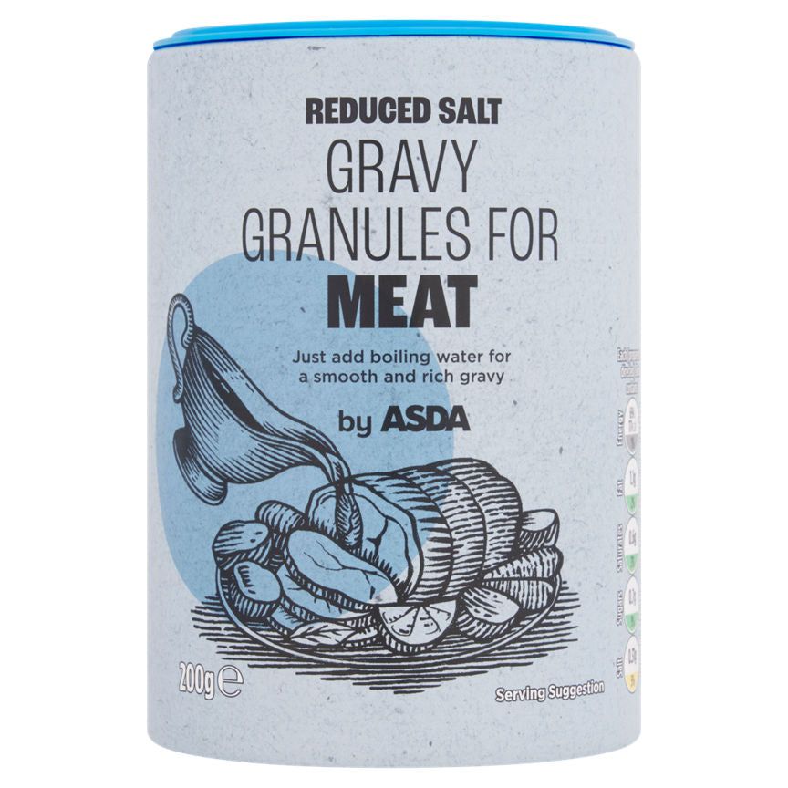 ASDA Reduced Salt Gravy Granules for Meat 200g - McGrocer