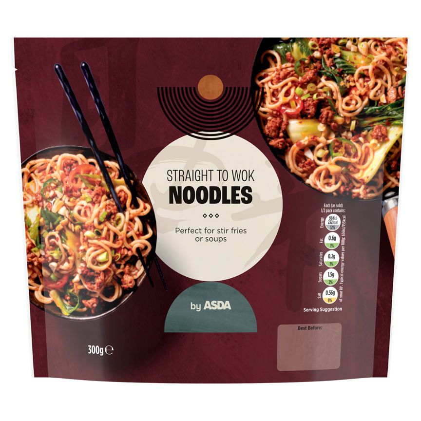 ASDA Straight to Wok Noodles 300g - McGrocer