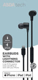 ASDA Tech Earbuds with Lightning Connector - Black - McGrocer