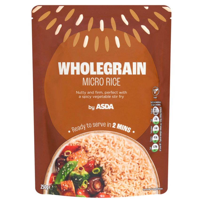 ASDA Wholegrain Micro Rice - McGrocer
