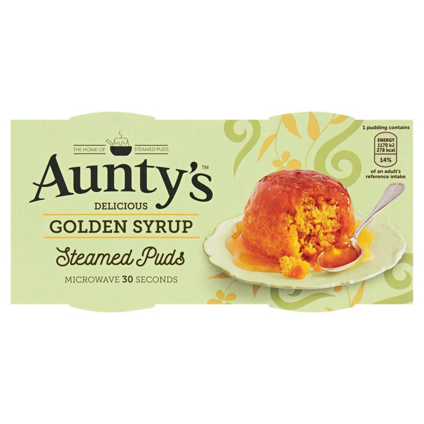 Aunty's Delicious Golden Syrup Steamed Puds - McGrocer