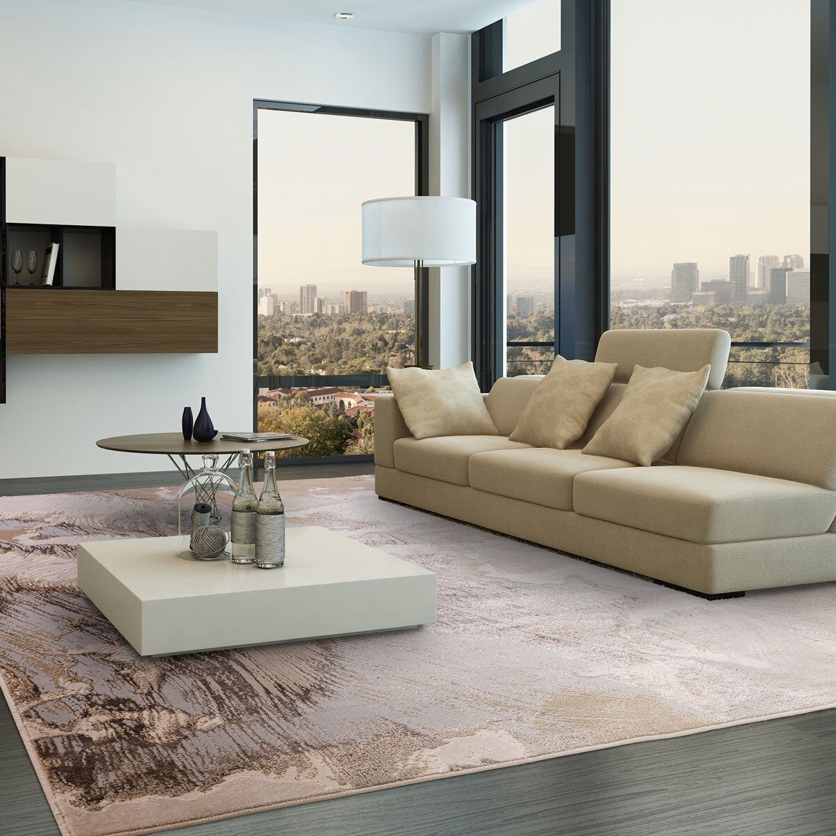 Aurora Etch Rug, in 2 Sizes - McGrocer