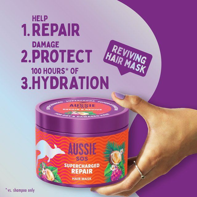 Aussie Sos Supercharged Repair Hair Mask 500ml - McGrocer