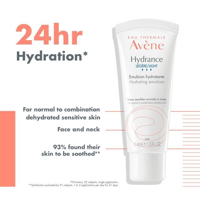 Avene Hydrance Light Emulsion for normal to combination skin 40ml - McGrocer