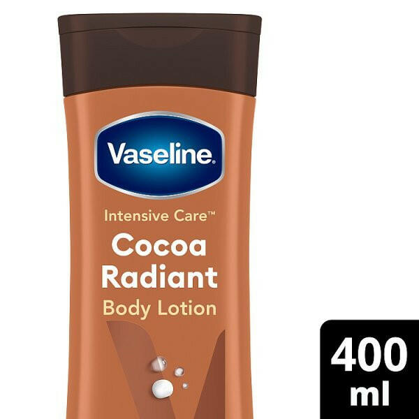 Vaseline Intensive Care Body Lotion Cocoa Radiant 400ml GOODS Superdrug
