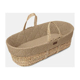 The Little Green Sheep Natural Quilted Moses Basket & Mattress - Truffle Rice GOODS Boots