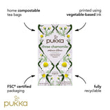 Pukka Organic Three Chamomile Tea 20 Home Compostable Herbal Tea Bags 20 per pack - McGrocer