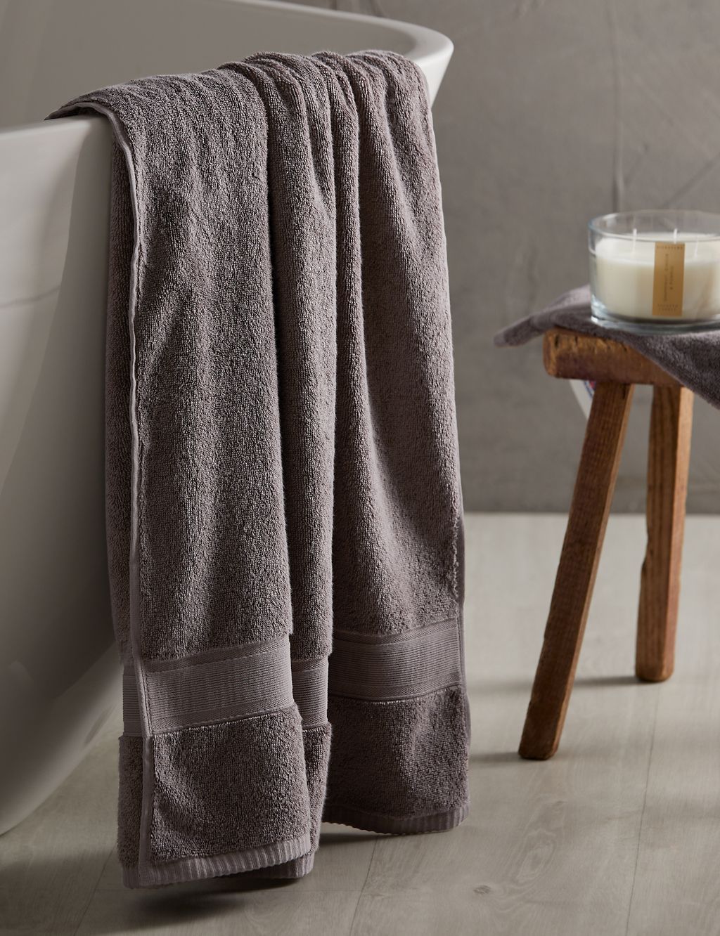 Super Soft Pure Cotton Towel Bathroom M&S
