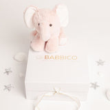 Babbico Gift Boxed Evie The Elephant Pink Soft Plush Toy - McGrocer