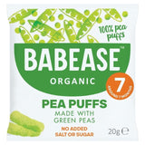 Babease Organic Baby Snack Pea Puffs 7 mths+ 20g - McGrocer