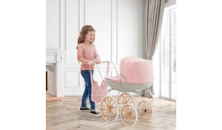 Baby Chic Bella Rosa Cambridge Dolls Carriage Pram - McGrocer