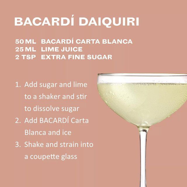 Bacardi Carta Blanca Superior White Rum 1L - McGrocer