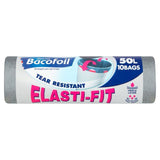 Bacofoil Elasti-Fit Bin Bags 50L 10 per pack - McGrocer