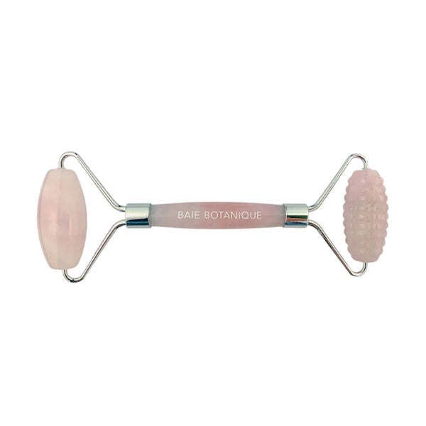 Baie Botanique Rose Quartz Dual Action Facial Roller - McGrocer