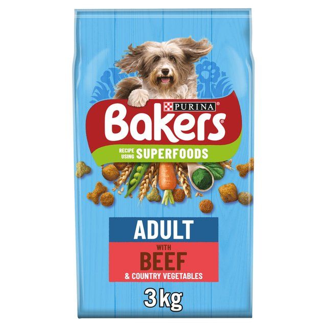 Bakers Beef with Vegetables Dry Dog Food 3kg - McGrocer
