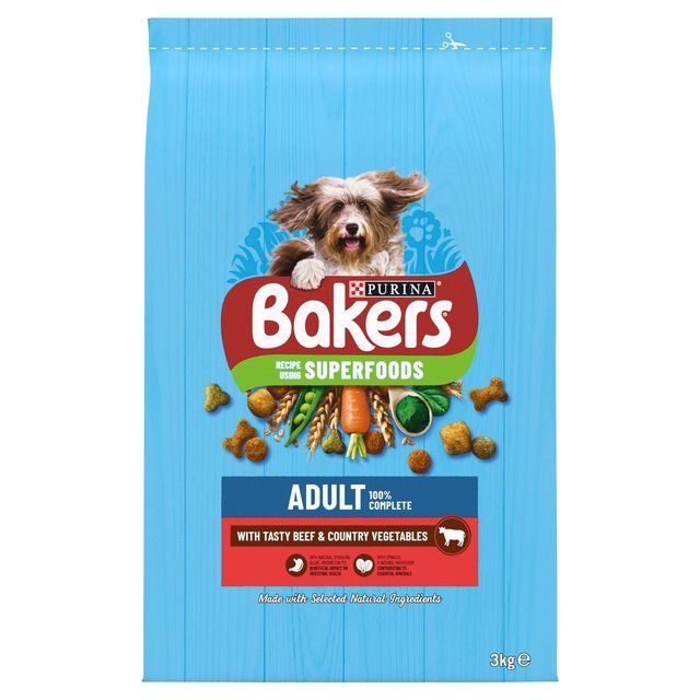Bakers Beef with Vegetables Dry Dog Food 3kg - McGrocer