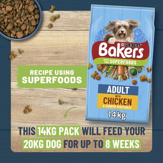 Bakers Beef with Vegetables Dry Dog Food 3kg - McGrocer