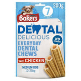 Bakers Dental Delicious Medium Chicken Dog Chews 200g - McGrocer