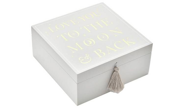 Bambino Moon & Back Wooden Keepsake Box - McGrocer