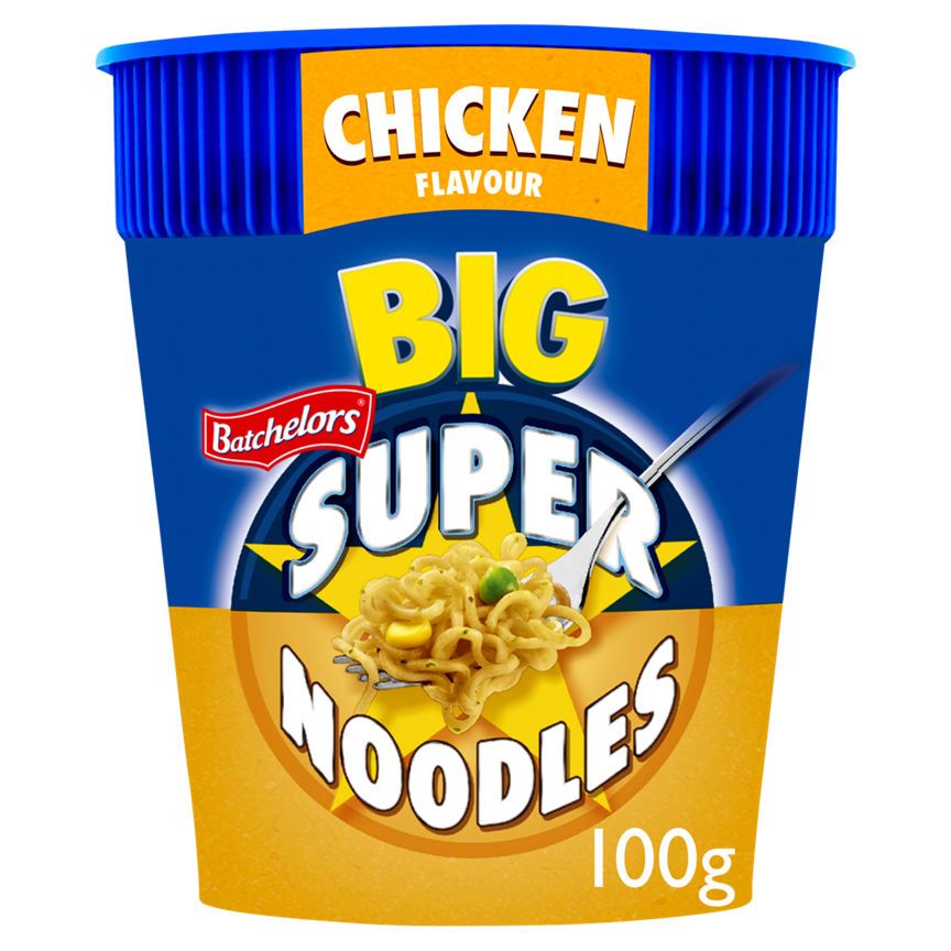 Batchelors Big Super Noodles Chicken Flavour Instant Noodle Pot - McGrocer