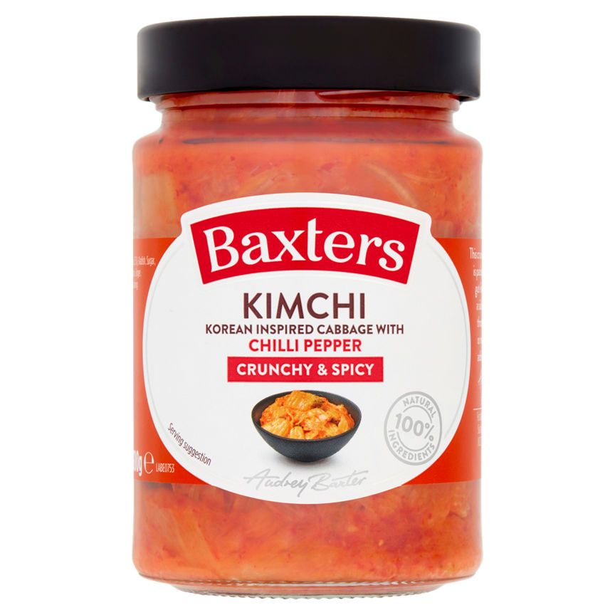 Baxters Kimchi Korean Inspired Cabbage with Chilli Pepper 300g - McGrocer