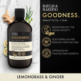Baylis & Harding Goodness Lemongrass & Ginger Bath Soak 500ml - McGrocer