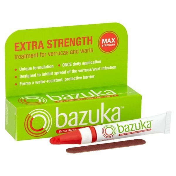 Bazuka Extra Strength Treatment Gel for Verruca & Wart 6g - McGrocer