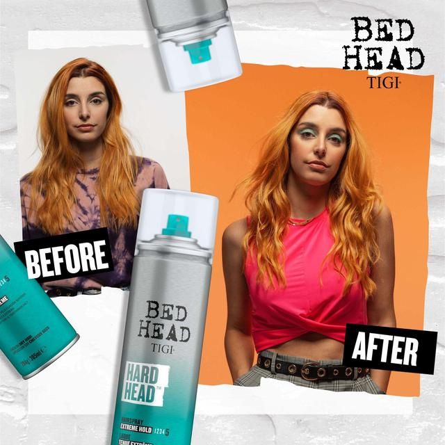 Bed Head by TIGI Hard Head Hairspray for Extra Strong Hold 385ml - McGrocer