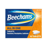 Beechams All in One Cold & Flu Tablets with Paracetamol Tablets 16 per pack - McGrocer