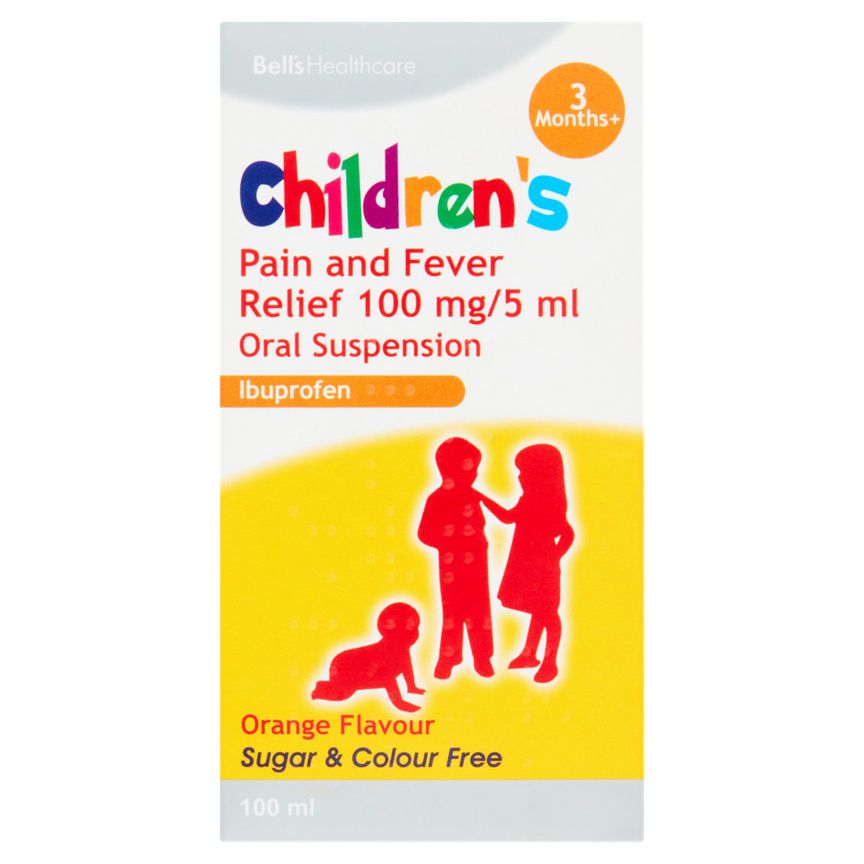 Bell's Healthcare Children's Ibuprofen Orange Flavour 3 Months+ - McGrocer