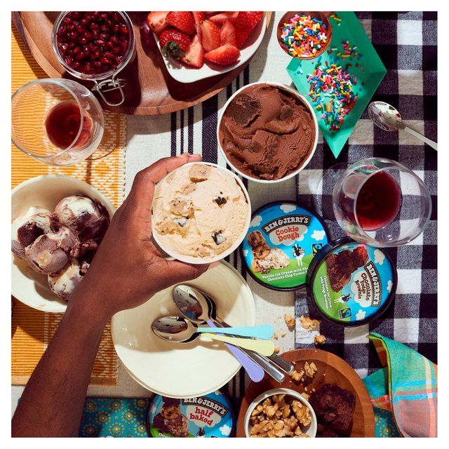 Ben & Jerry's Half Baked Vanilla & Chocolate Ice Cream Tub 465ml - McGrocer