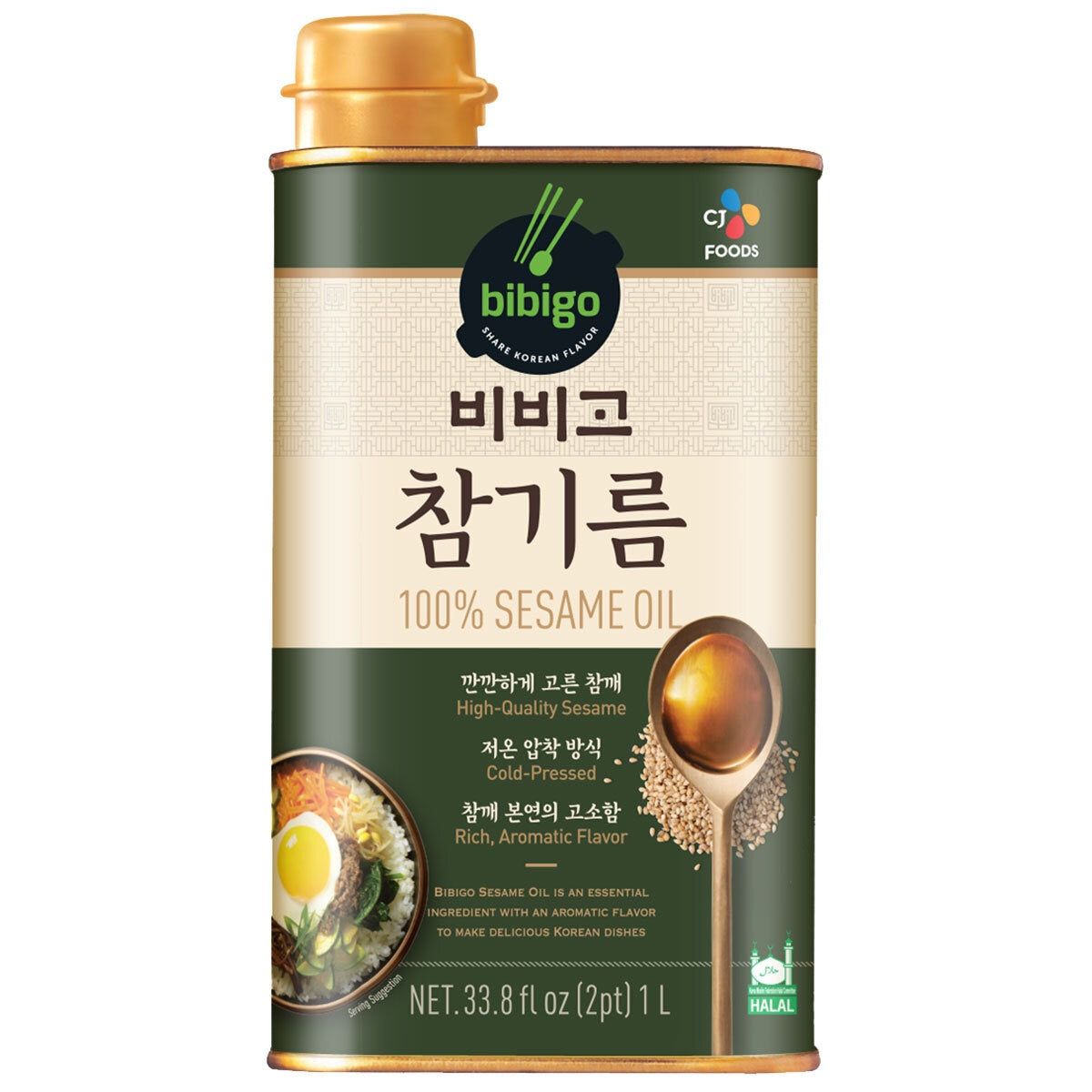 Bibigo 100% Sesame Oil, 1L - McGrocer