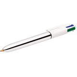 BIC 4 Colours Shine Retractable Ballpoint Pens Pack of 3 - McGrocer