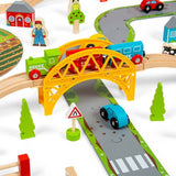 Bigjigs Rail Road & Rail Train Set - McGrocer