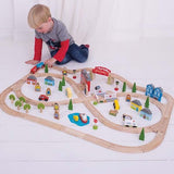Bigjigs Rail Town and Country Train Set - McGrocer
