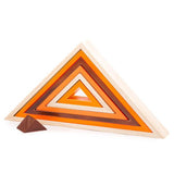 Bigjigs Toys 7 Wooden Stacking Triangles - McGrocer