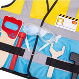 Bigjigs Toys Construction Worker Dress Up and Tools - McGrocer