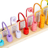Bigjigs Toys Wooden Rainbow Counting Abacus - McGrocer